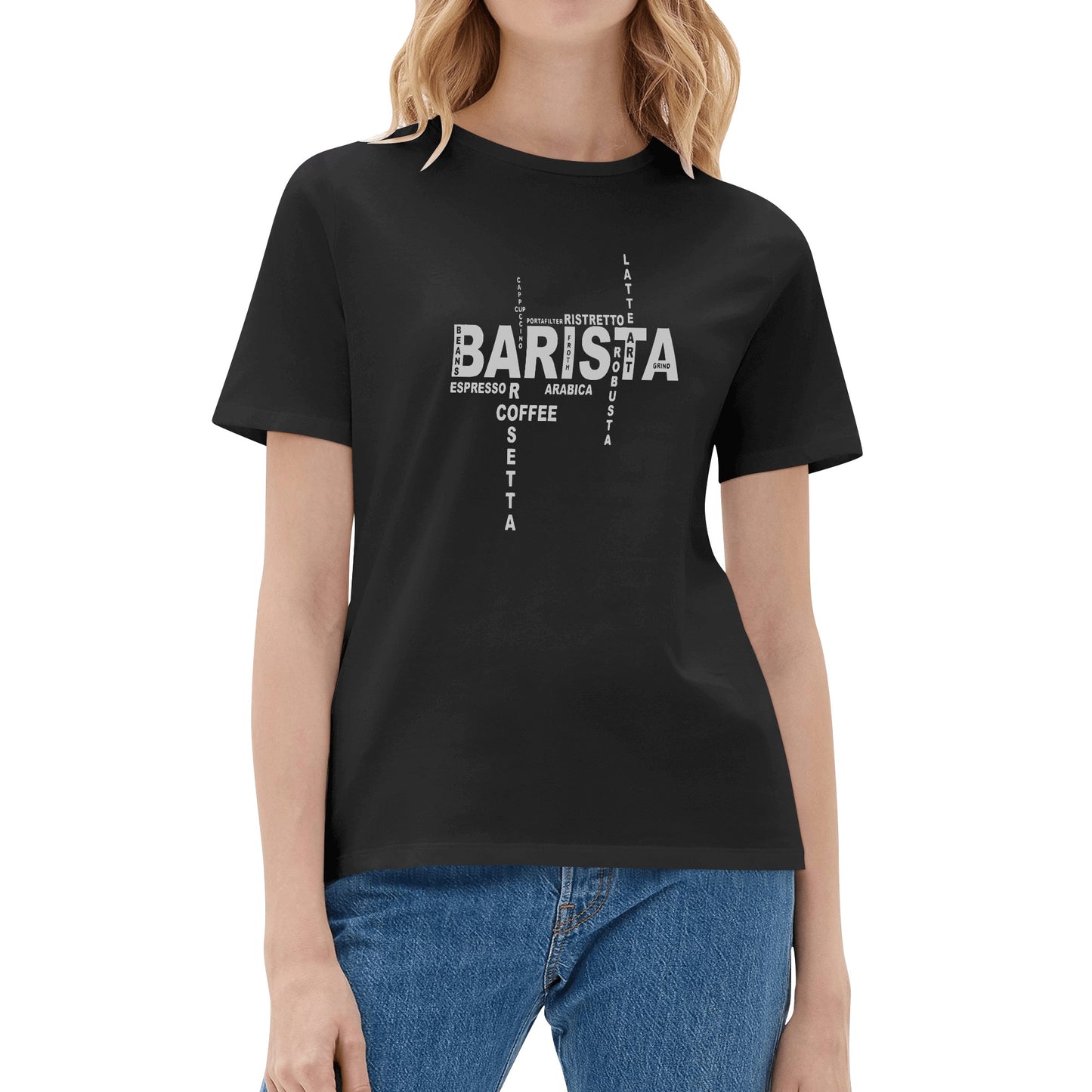 T-Shirt barista types of coffee DrinkandArt