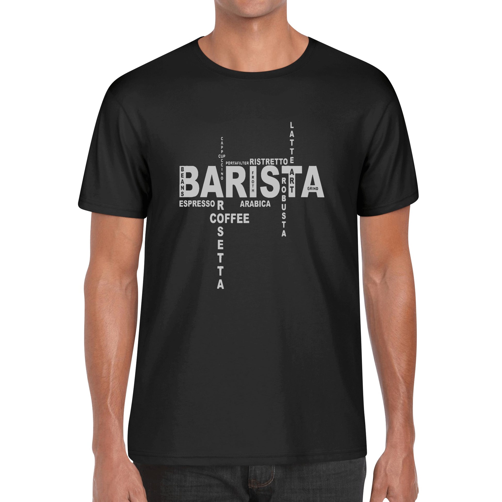 T-Shirt barista types of coffee DrinkandArt