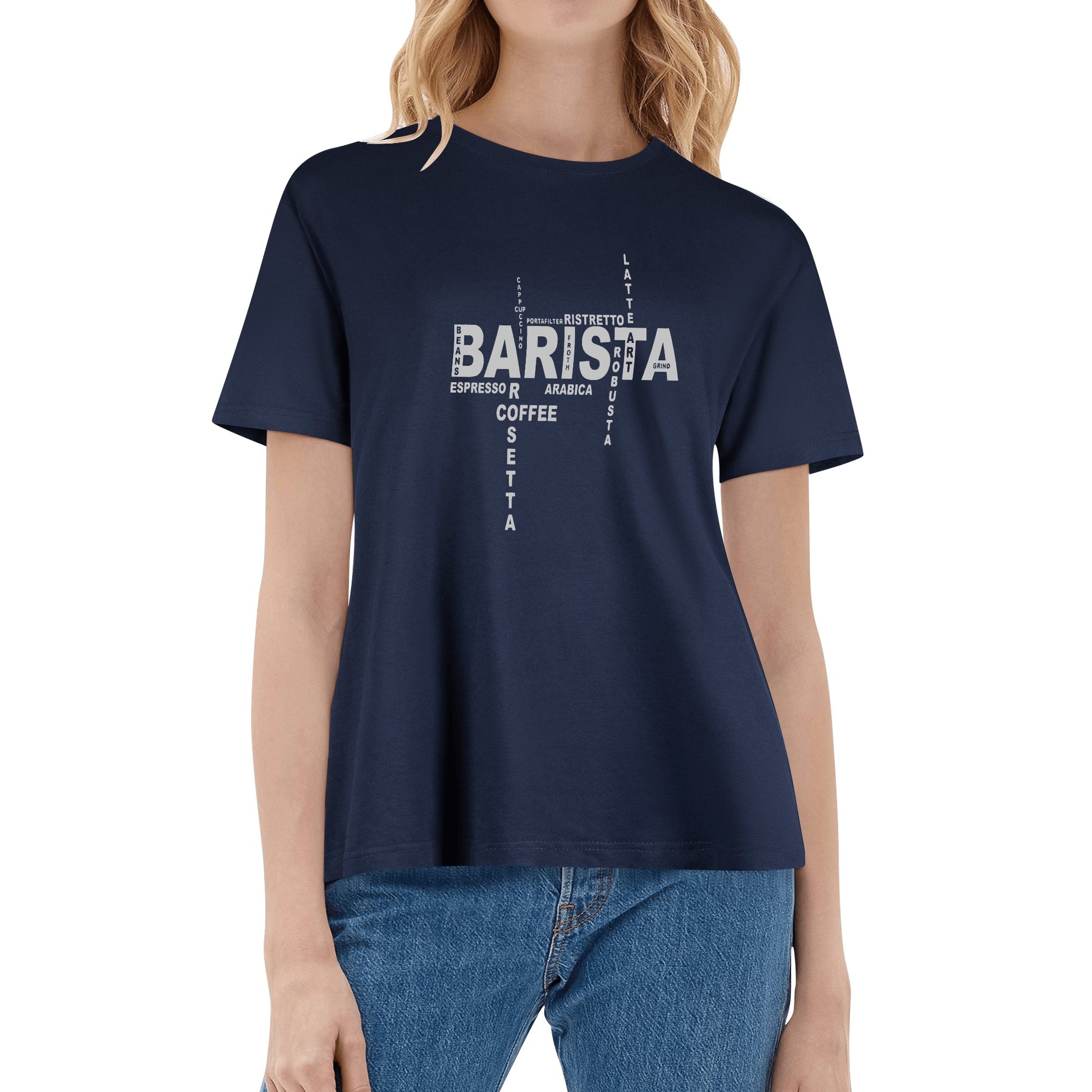 T-Shirt barista types of coffee DrinkandArt