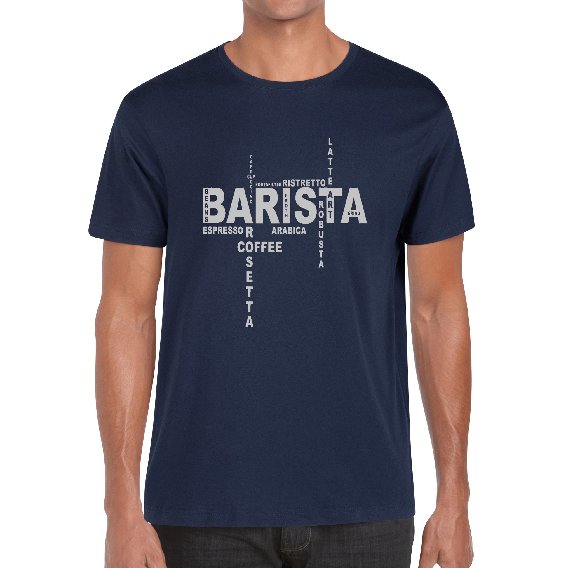 T-Shirt barista types of coffee DrinkandArt