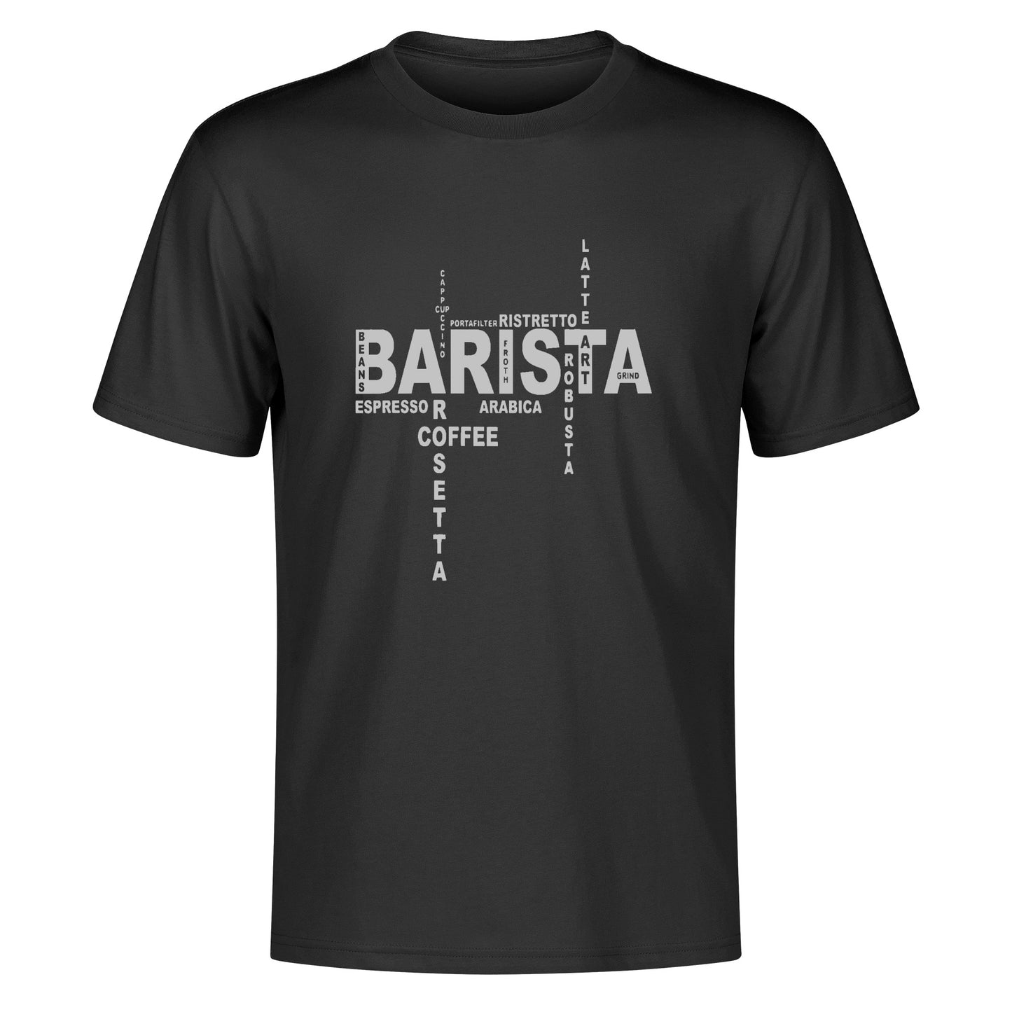 T-Shirt barista types of coffee DrinkandArt