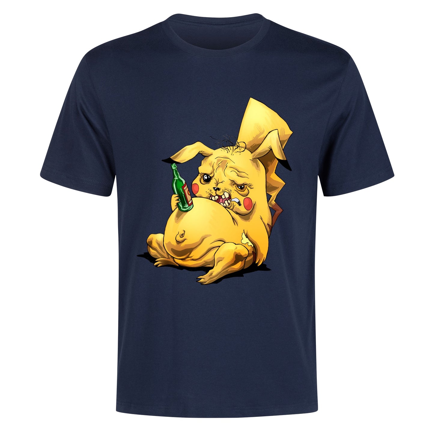 T-Shirt crazy Pikachu art DrinkandArt