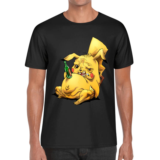 T-Shirt crazy Pikachu art DrinkandArt