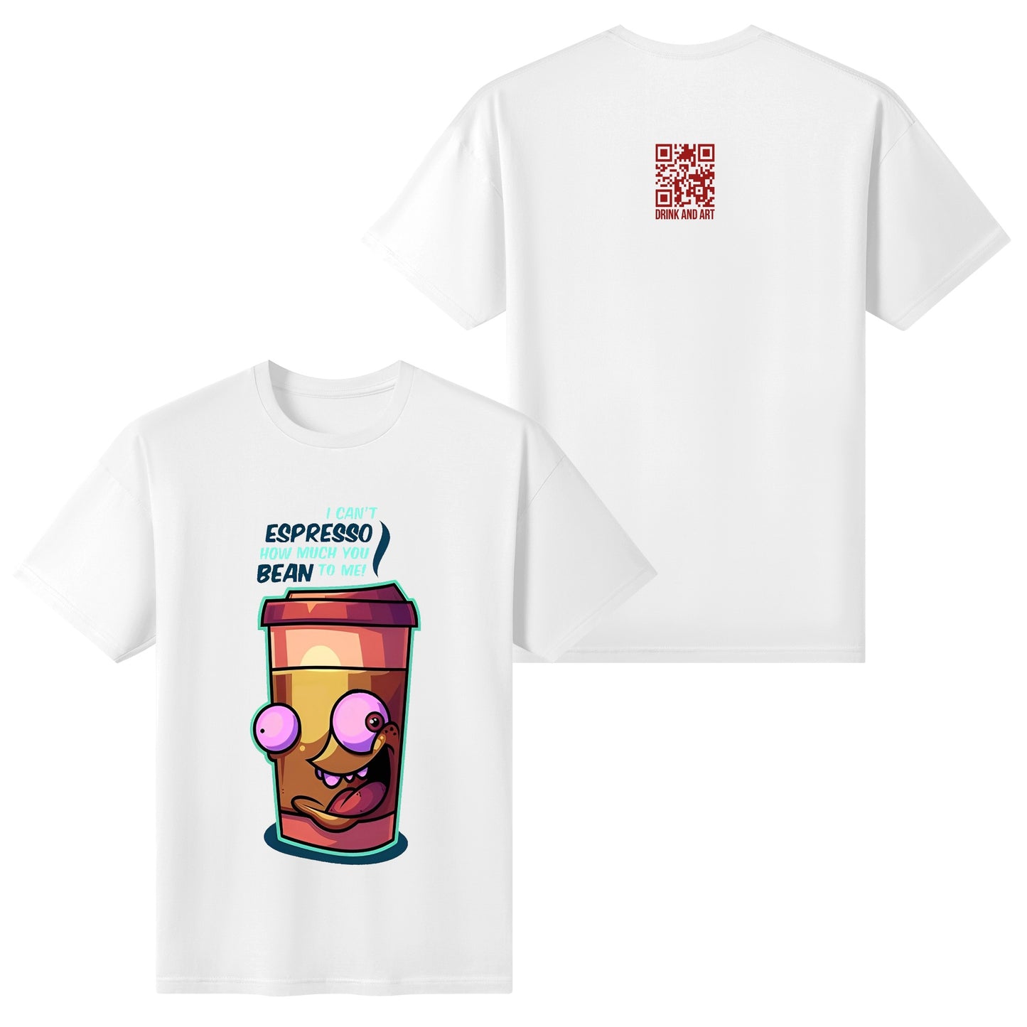 T-Shirt crazy espresso DrinkandArt