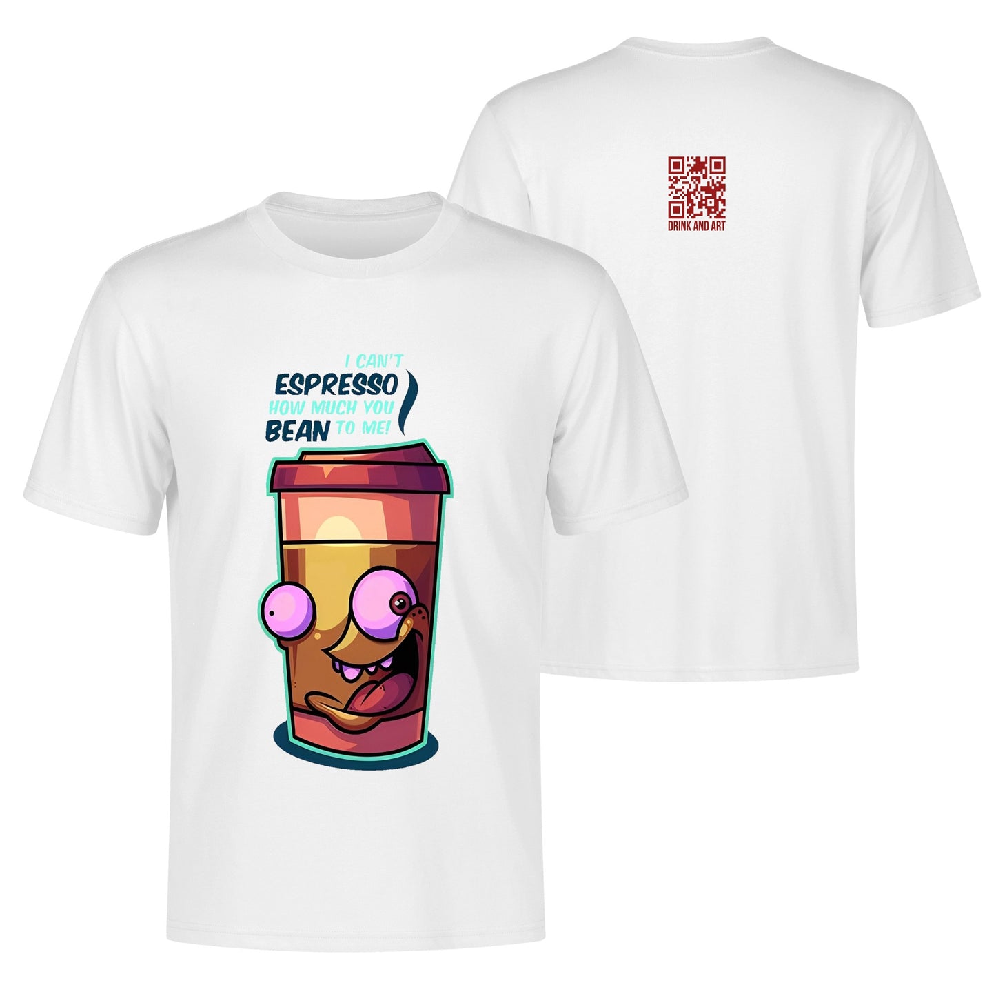 T-Shirt crazy espresso DrinkandArt