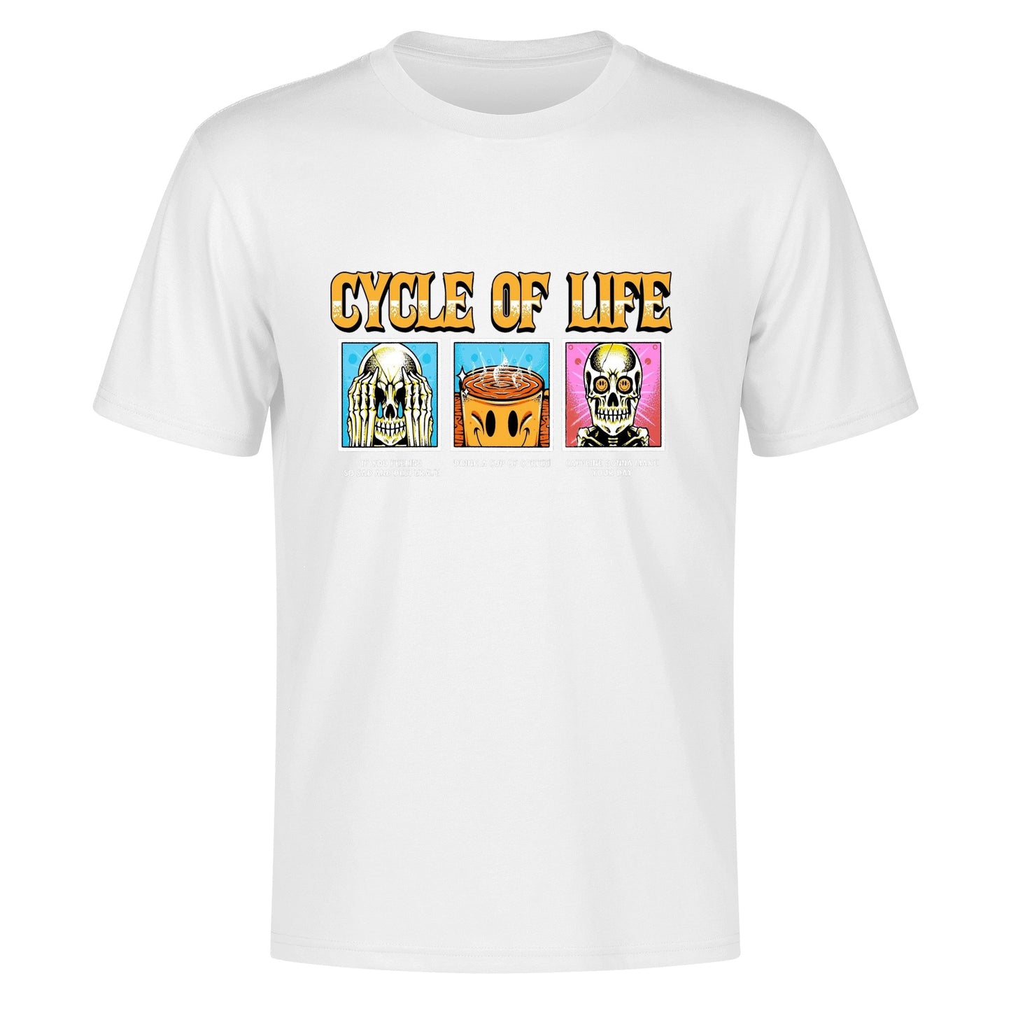 T-Shirt cycle of life coffe illustration DrinkandArt