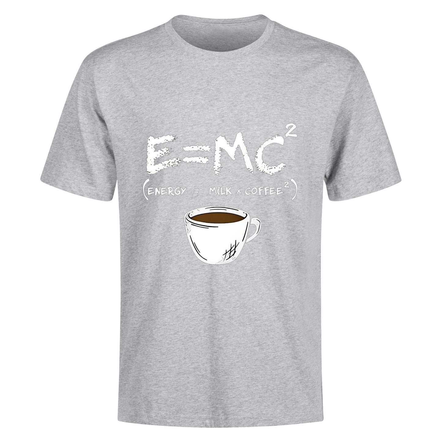 T-Shirt energy equals milk times coffee squared DrinkandArt