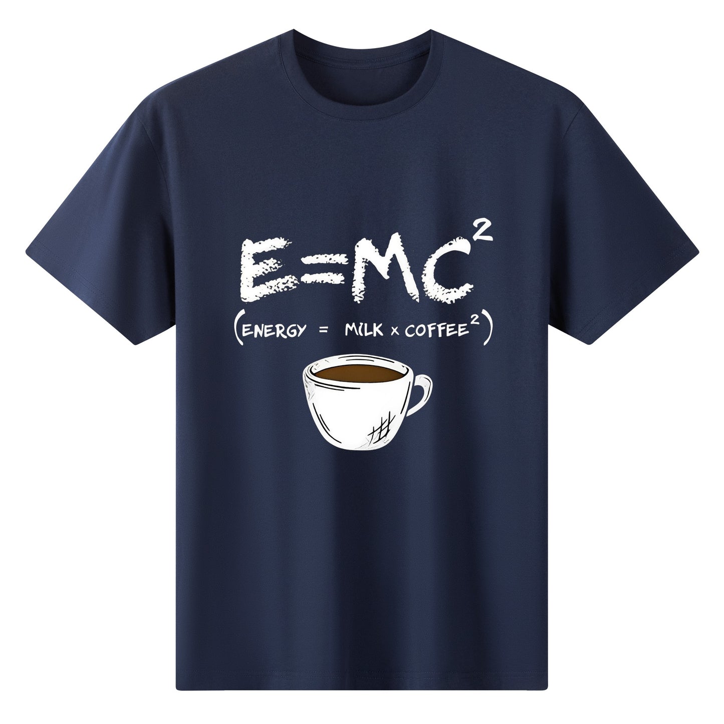 T-Shirt energy equals milk times coffee squared DrinkandArt