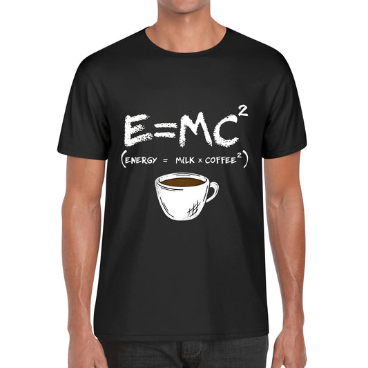 T-Shirt energy equals milk times coffee squared DrinkandArt