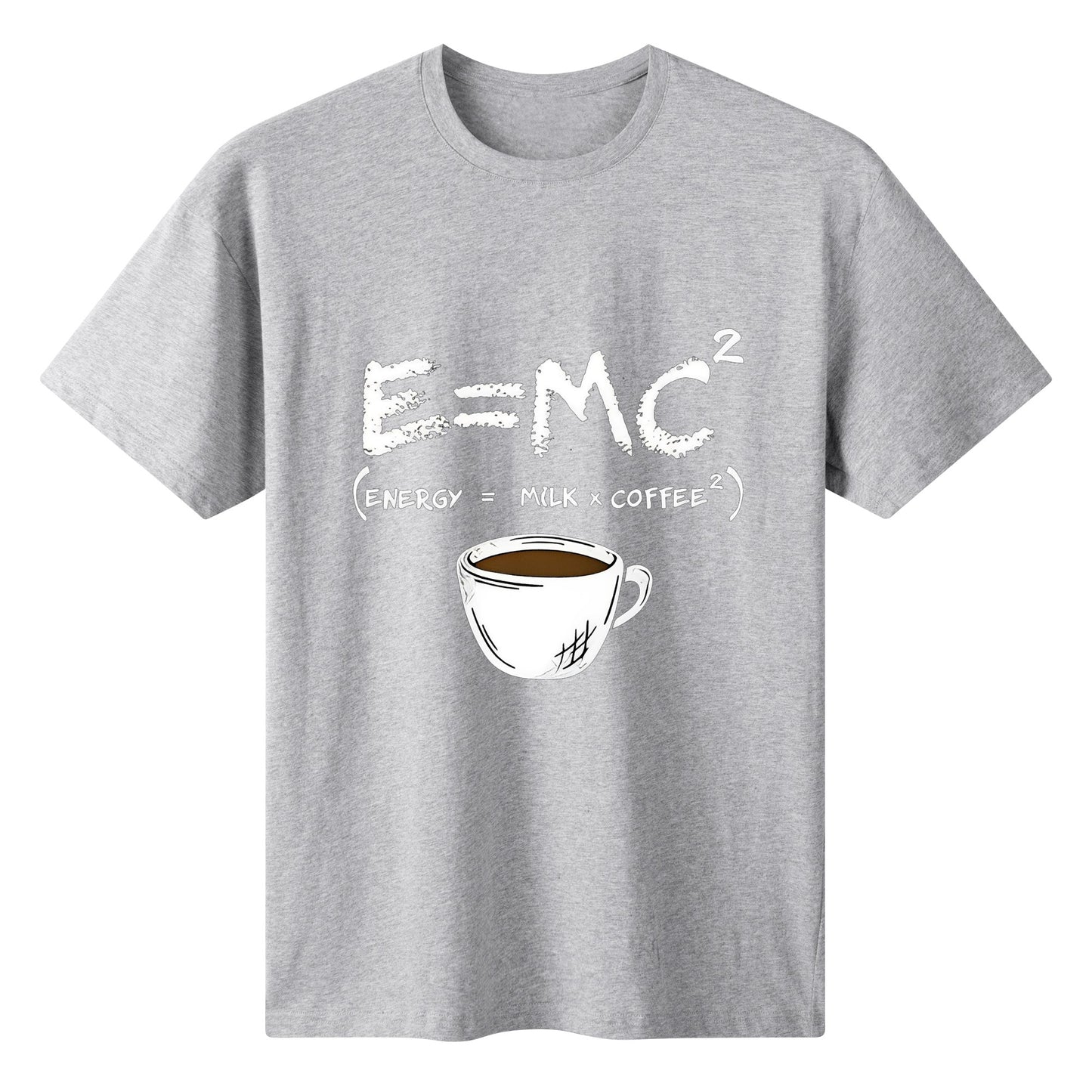 T-Shirt energy equals milk times coffee squared DrinkandArt