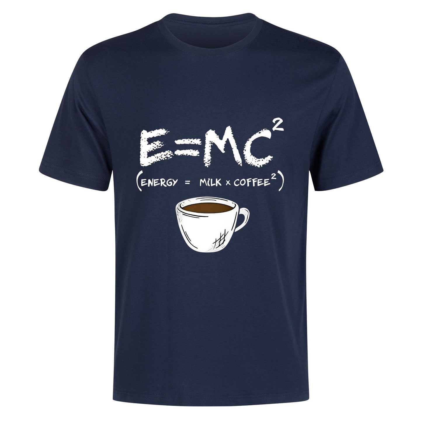 T-Shirt energy equals milk times coffee squared DrinkandArt