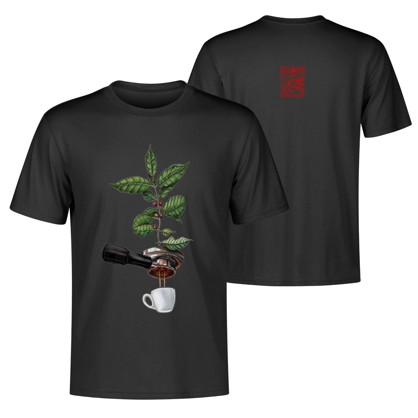 T-Shirt expresso coffee tree DrinkandArt