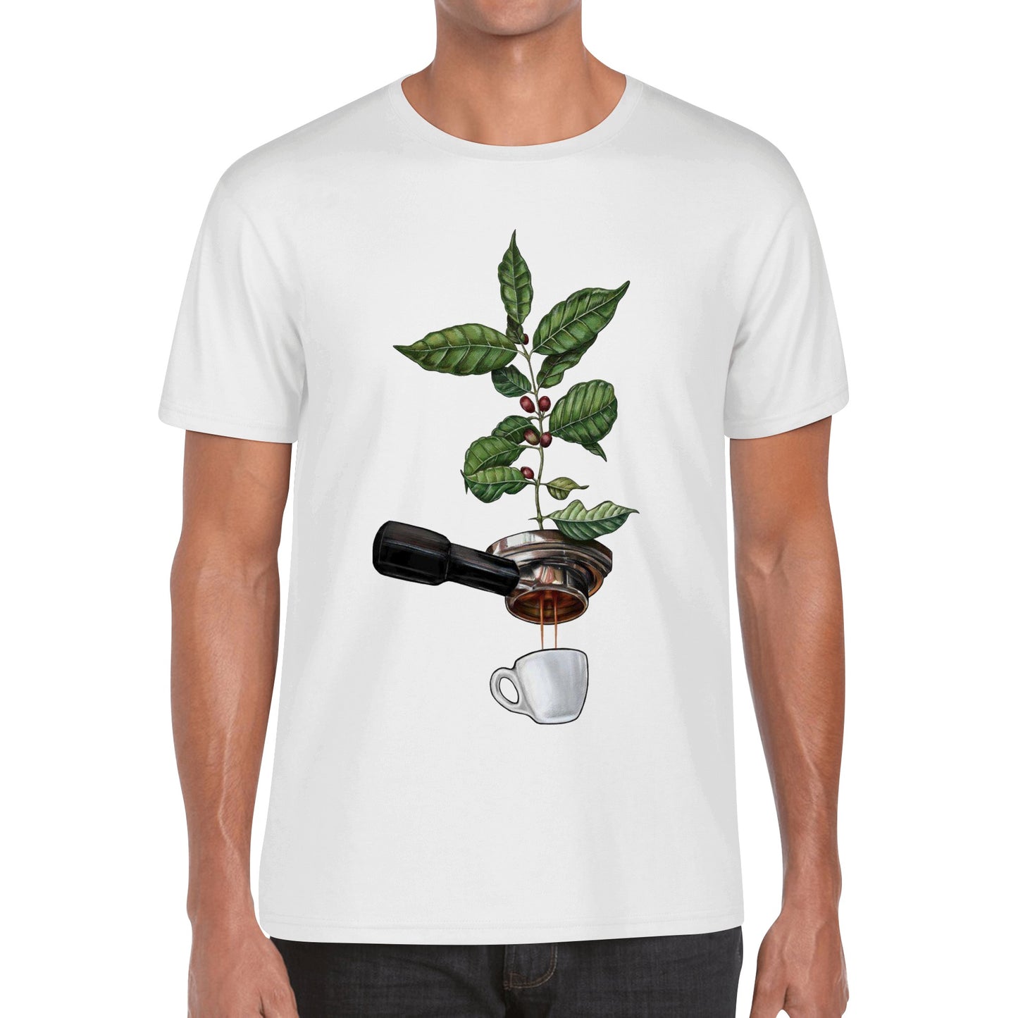 T-Shirt expresso coffee tree DrinkandArt