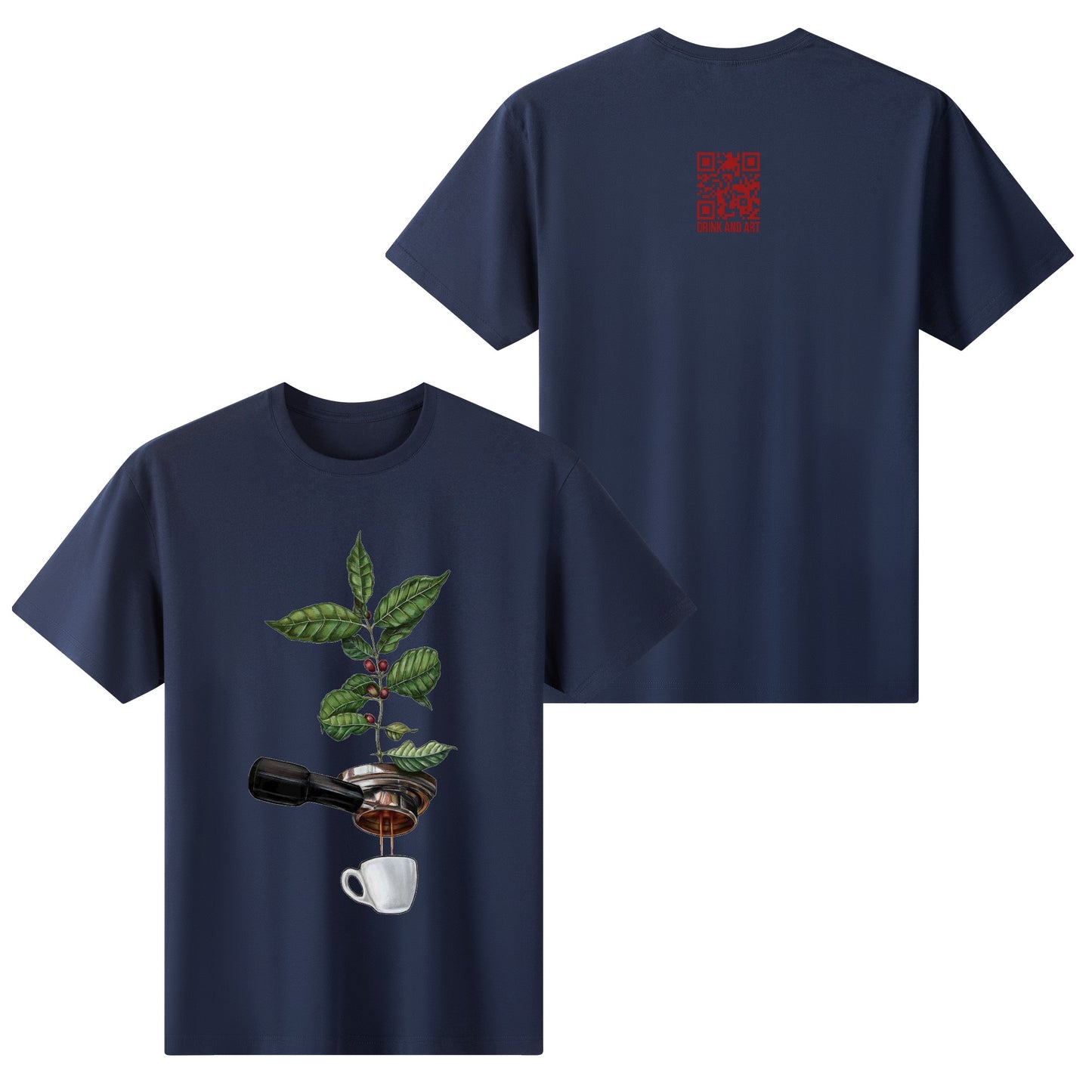 T-Shirt expresso coffee tree DrinkandArt