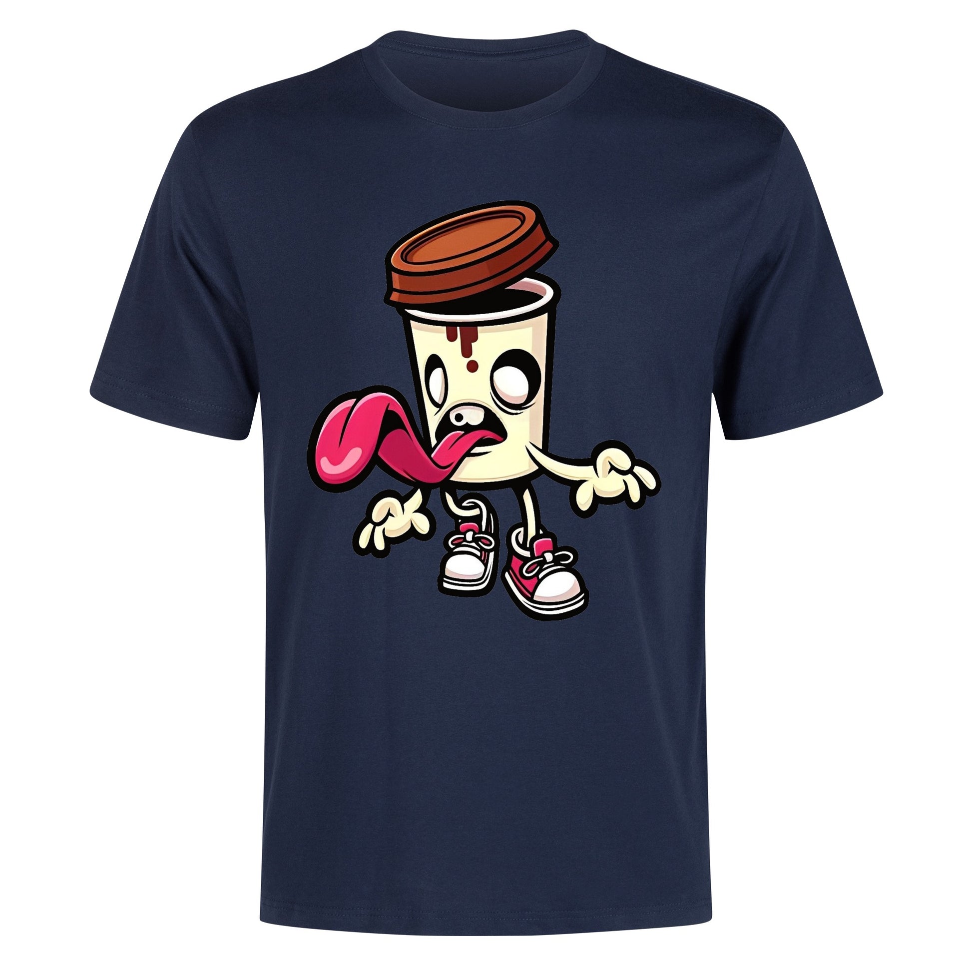 T-Shirt funny zombie coffee DrinkandArt