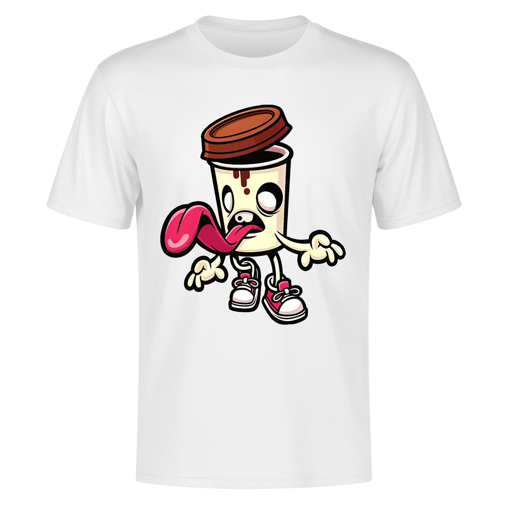 T-Shirt funny zombie coffee DrinkandArt