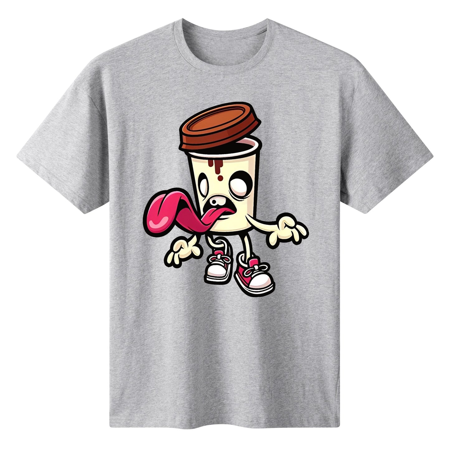 T-Shirt funny zombie coffee DrinkandArt