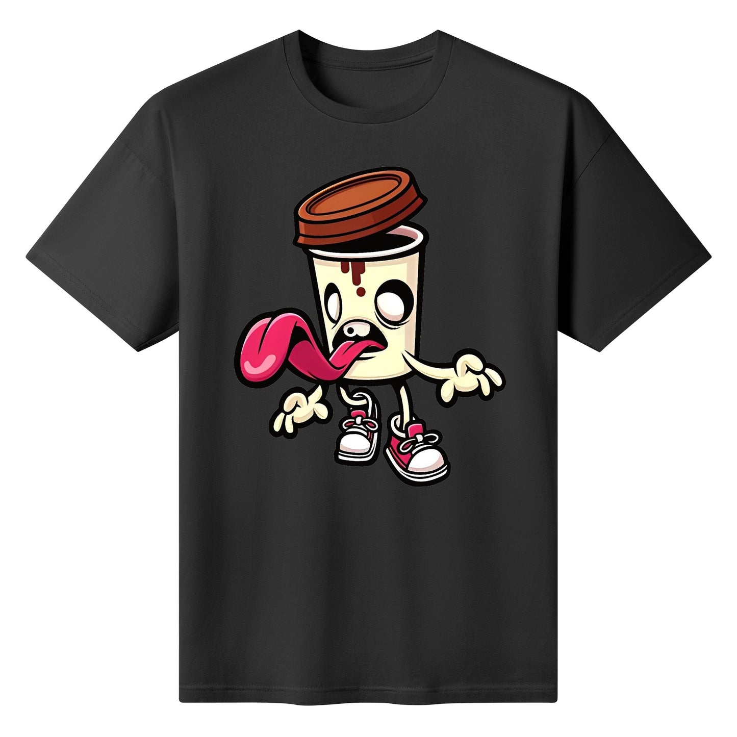 T-Shirt funny zombie coffee DrinkandArt