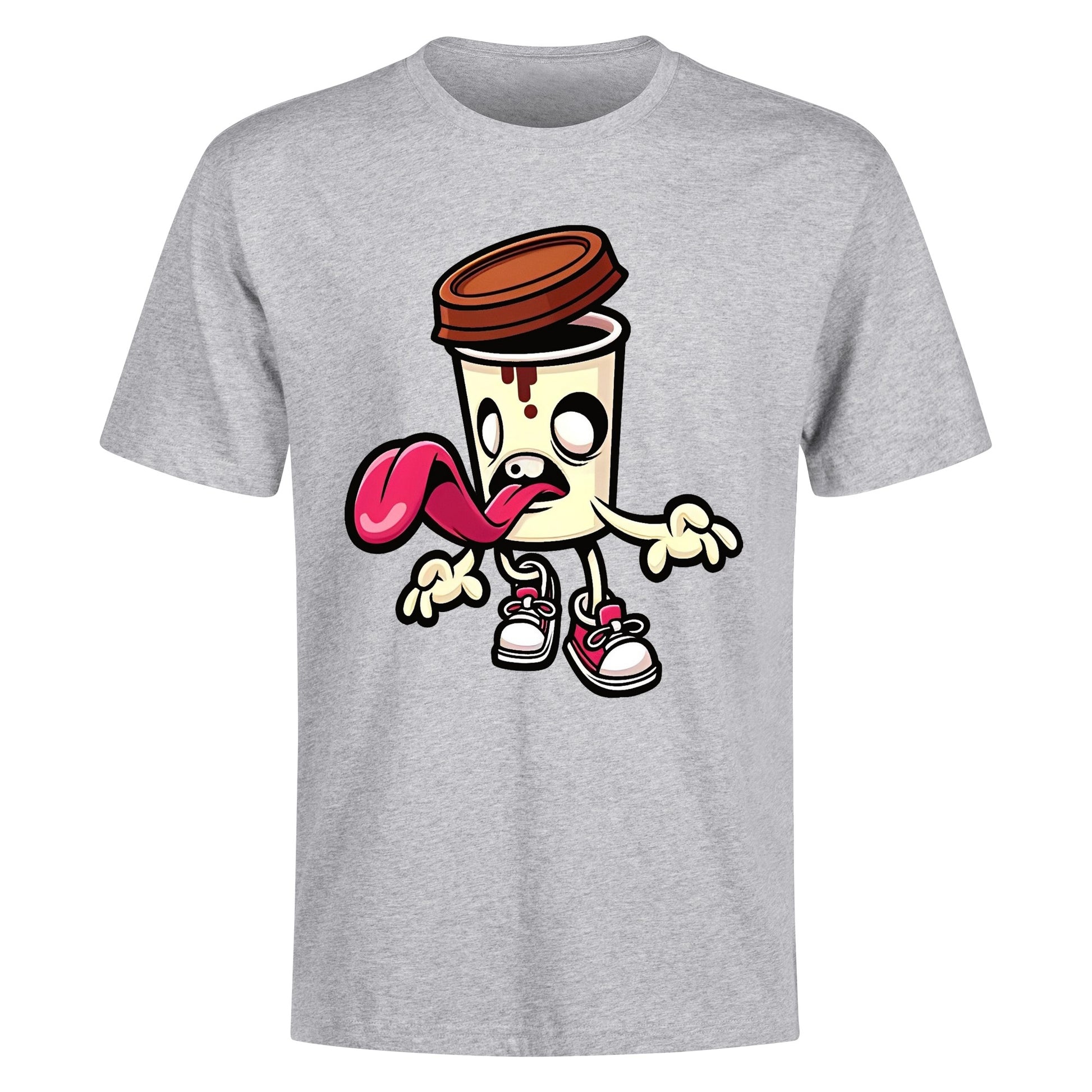 T-Shirt funny zombie coffee DrinkandArt