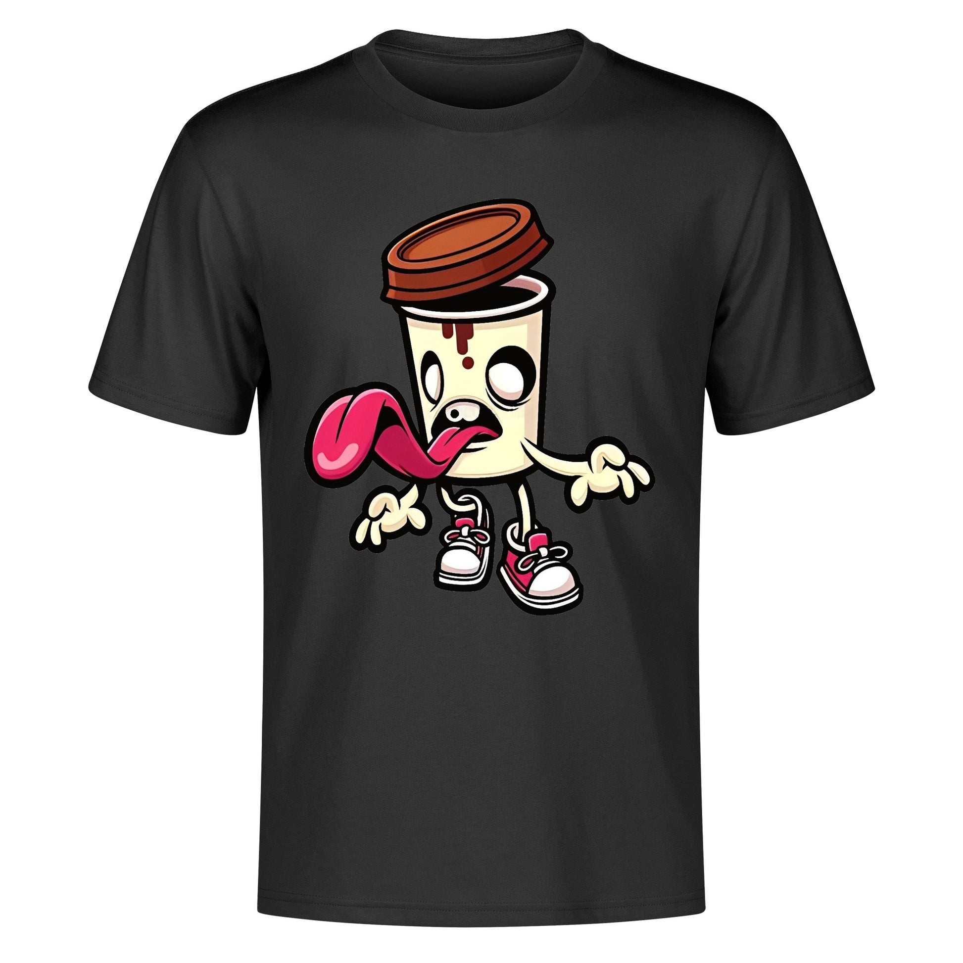 T-Shirt funny zombie coffee DrinkandArt