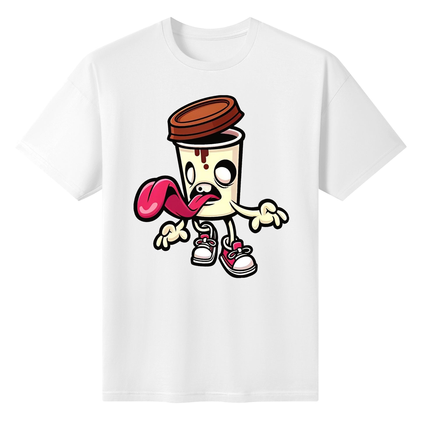 T-Shirt funny zombie coffee DrinkandArt