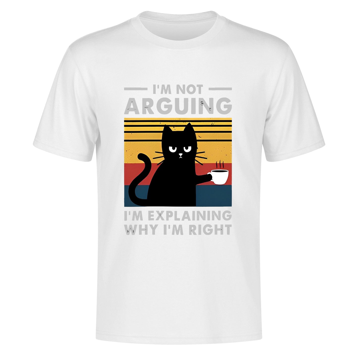 T-Shirt im not arguing im explaining why im right DrinkandArt