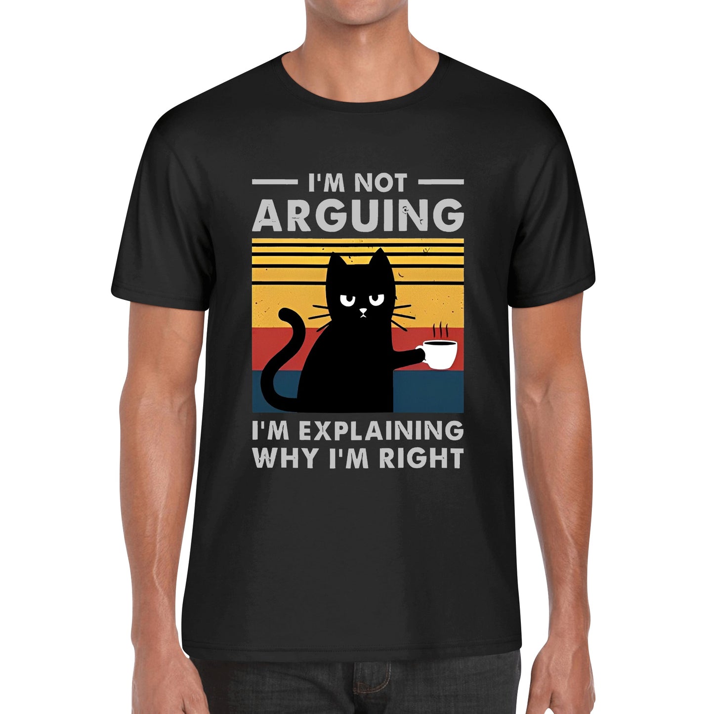 T-Shirt im not arguing im explaining why im right DrinkandArt