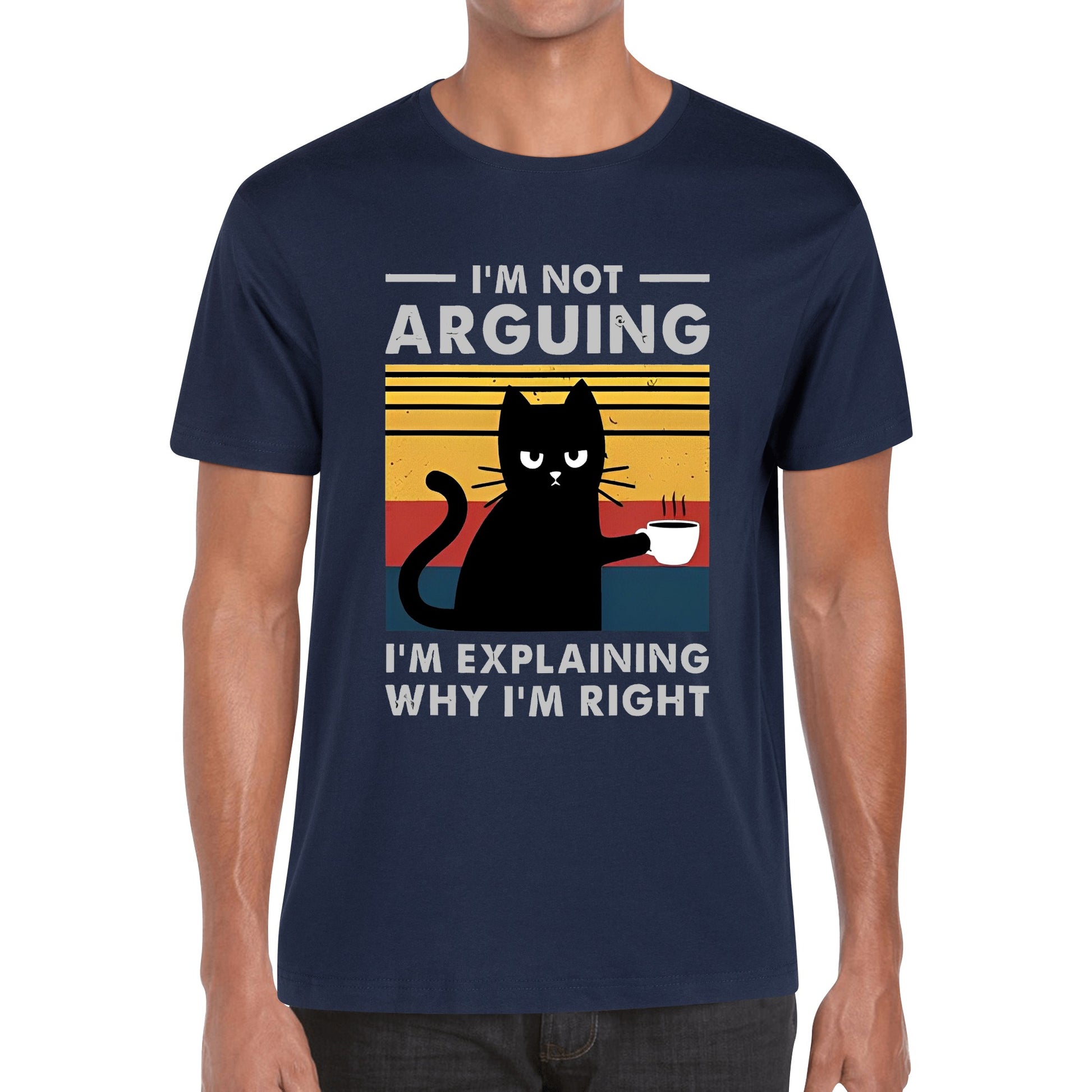 T-Shirt im not arguing im explaining why im right DrinkandArt