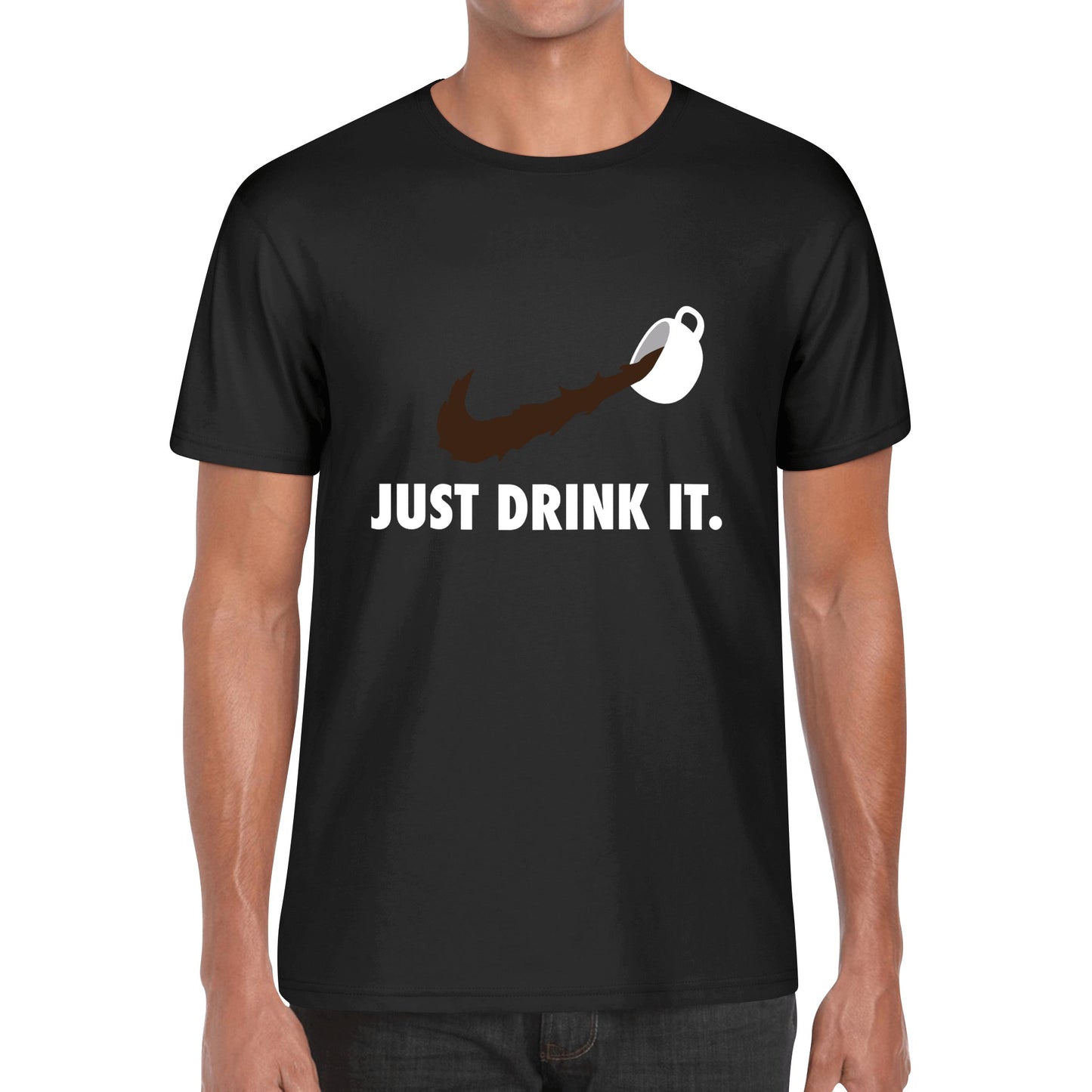 T-Shirt just drink it. DrinkandArt