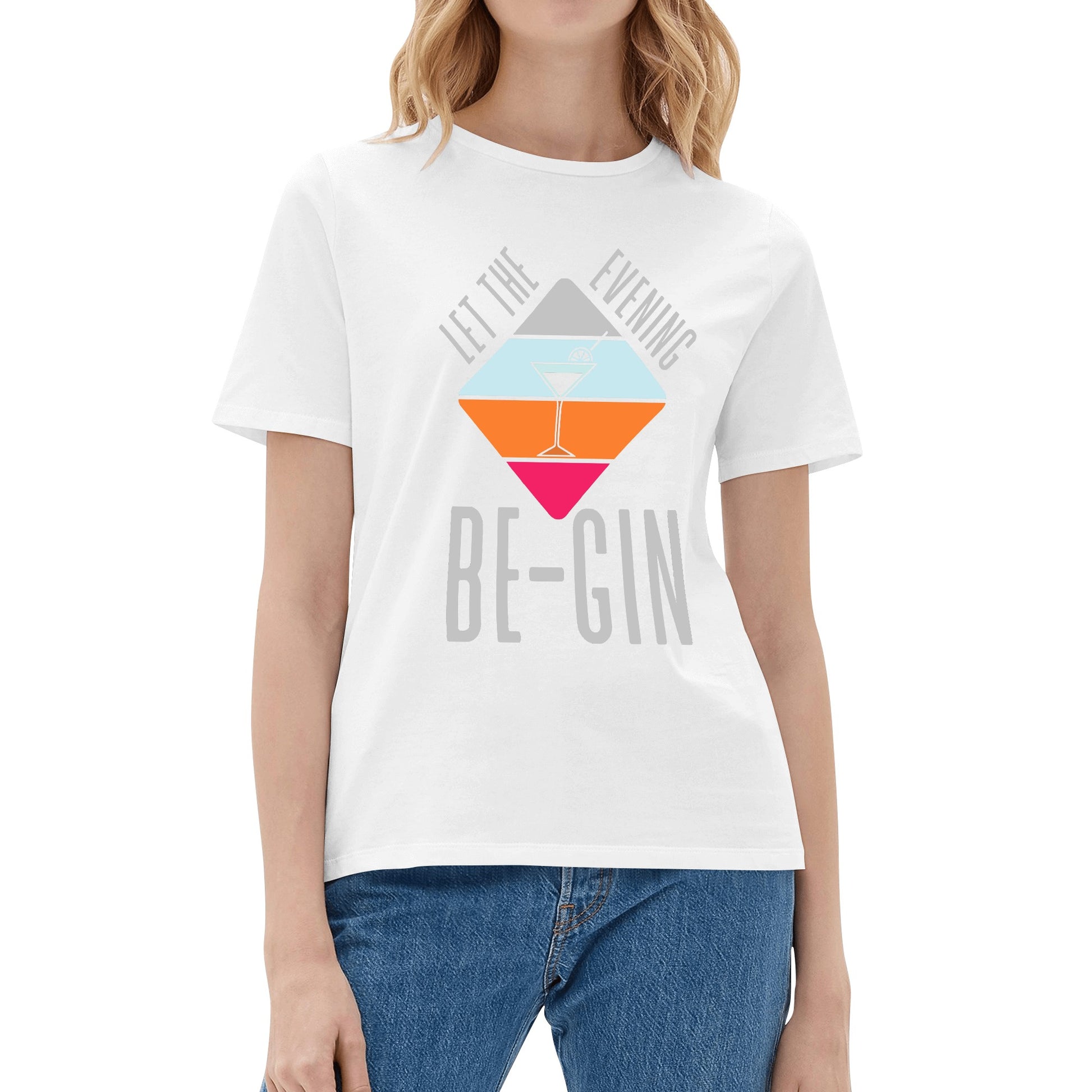 T-Shirt let the evening be-gin DrinkandArt