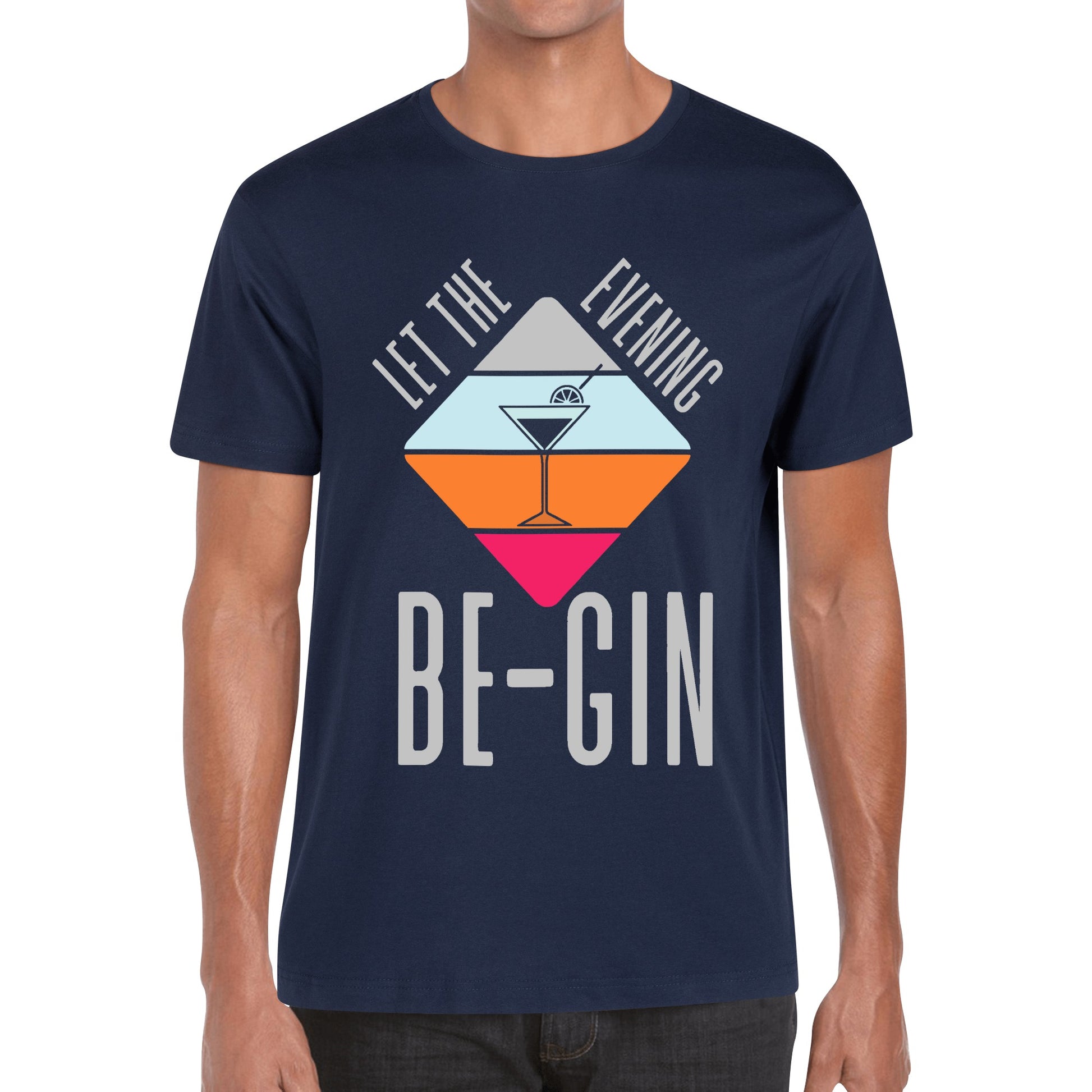 T-Shirt let the evening be-gin DrinkandArt