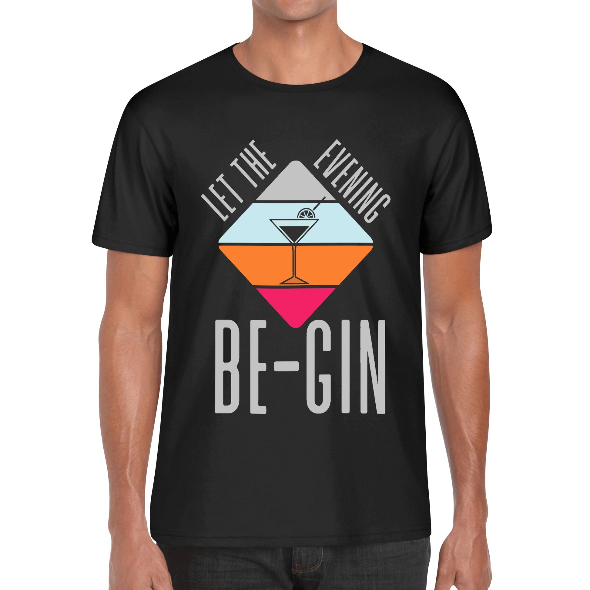 T-Shirt let the evening be-gin DrinkandArt