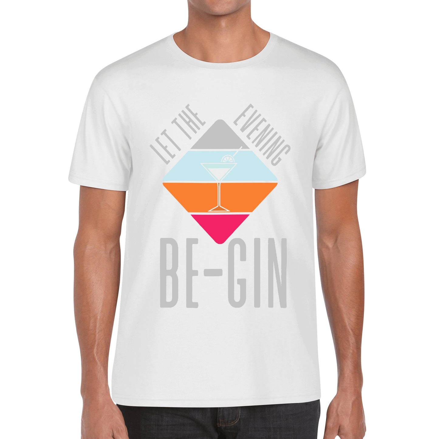 T-Shirt let the evening be-gin DrinkandArt