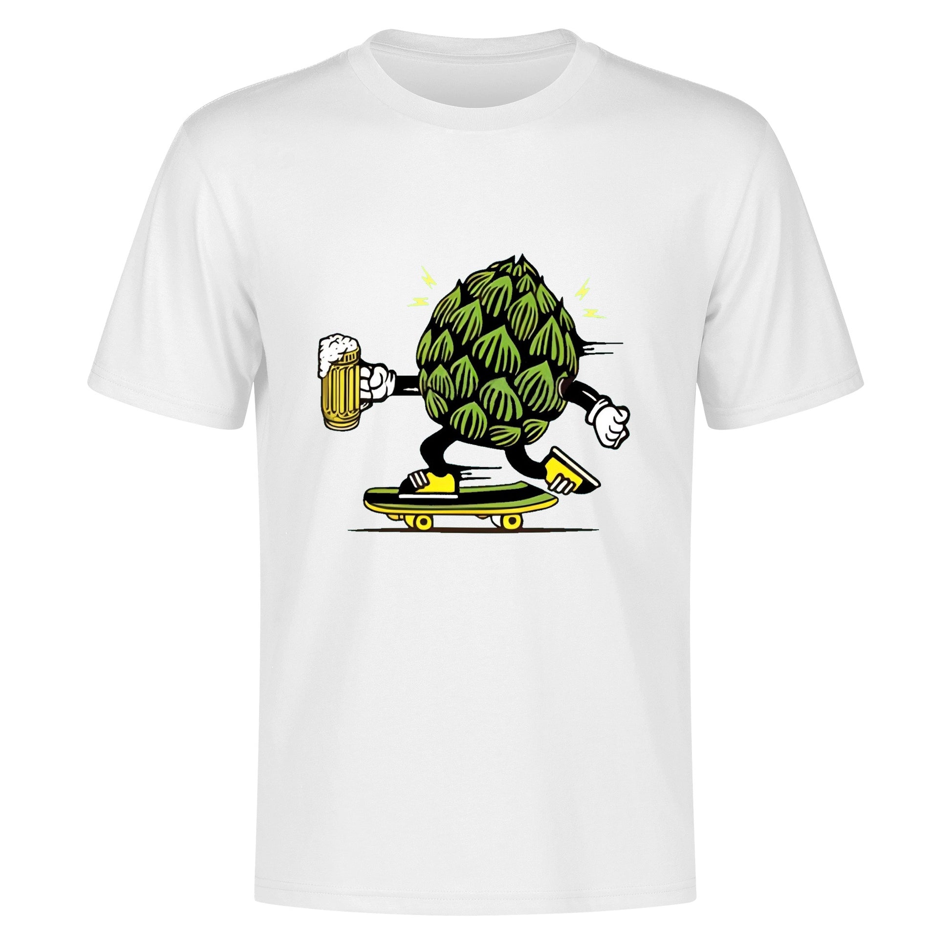 T-Shirt skater hops beer funny DrinkandArt