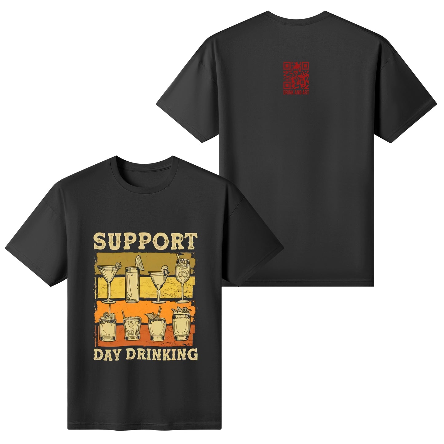 T-Shirt support day drinking DrinkandArt