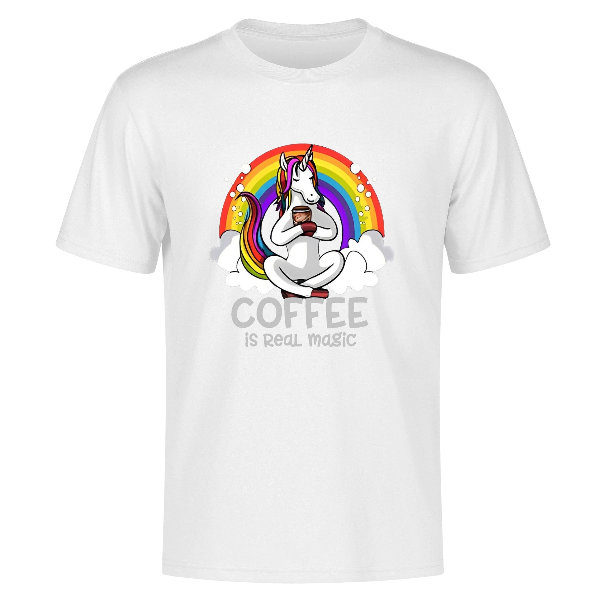 T-Shirt unicorn coffee: is real magic DrinkandArt