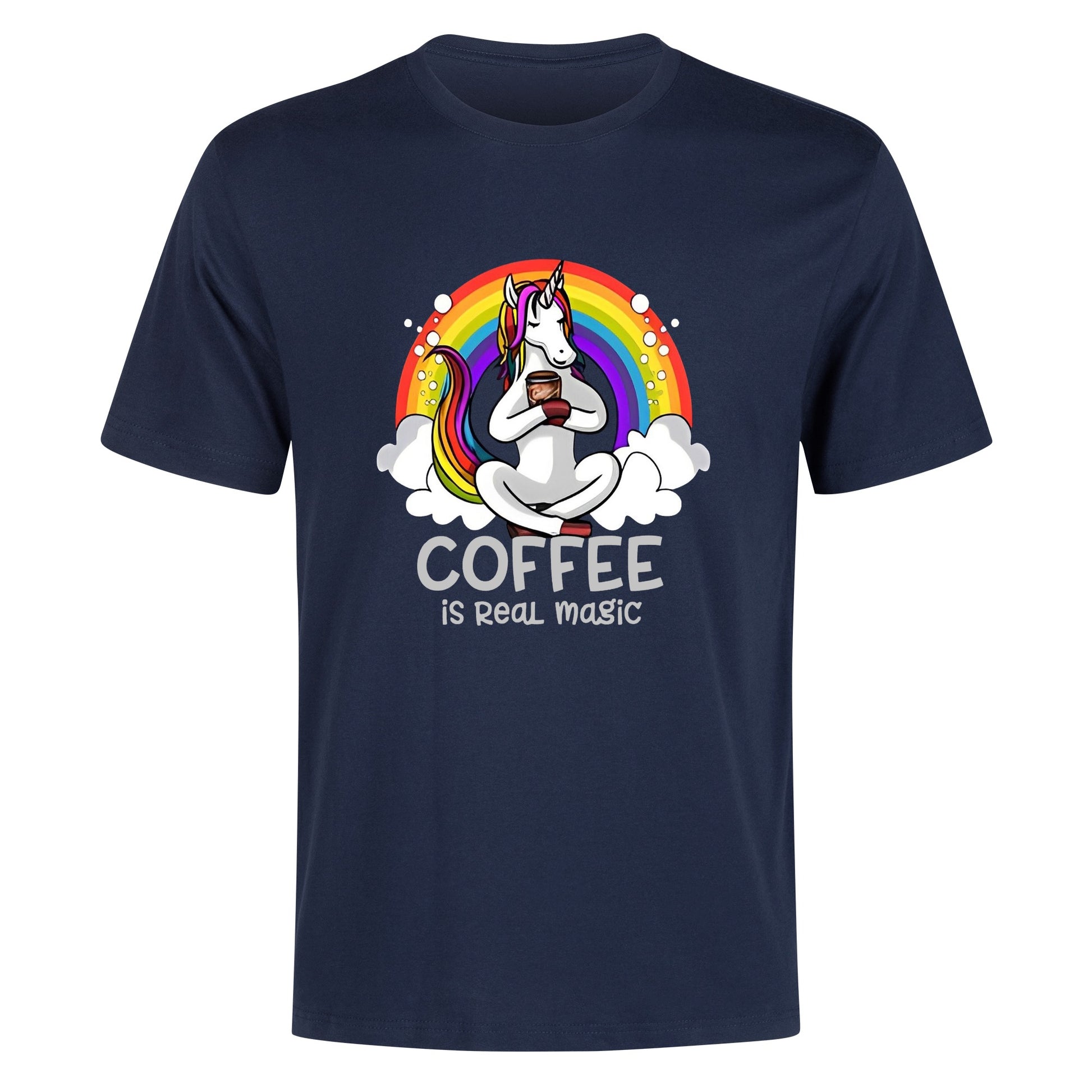 T-Shirt unicorn coffee: is real magic DrinkandArt