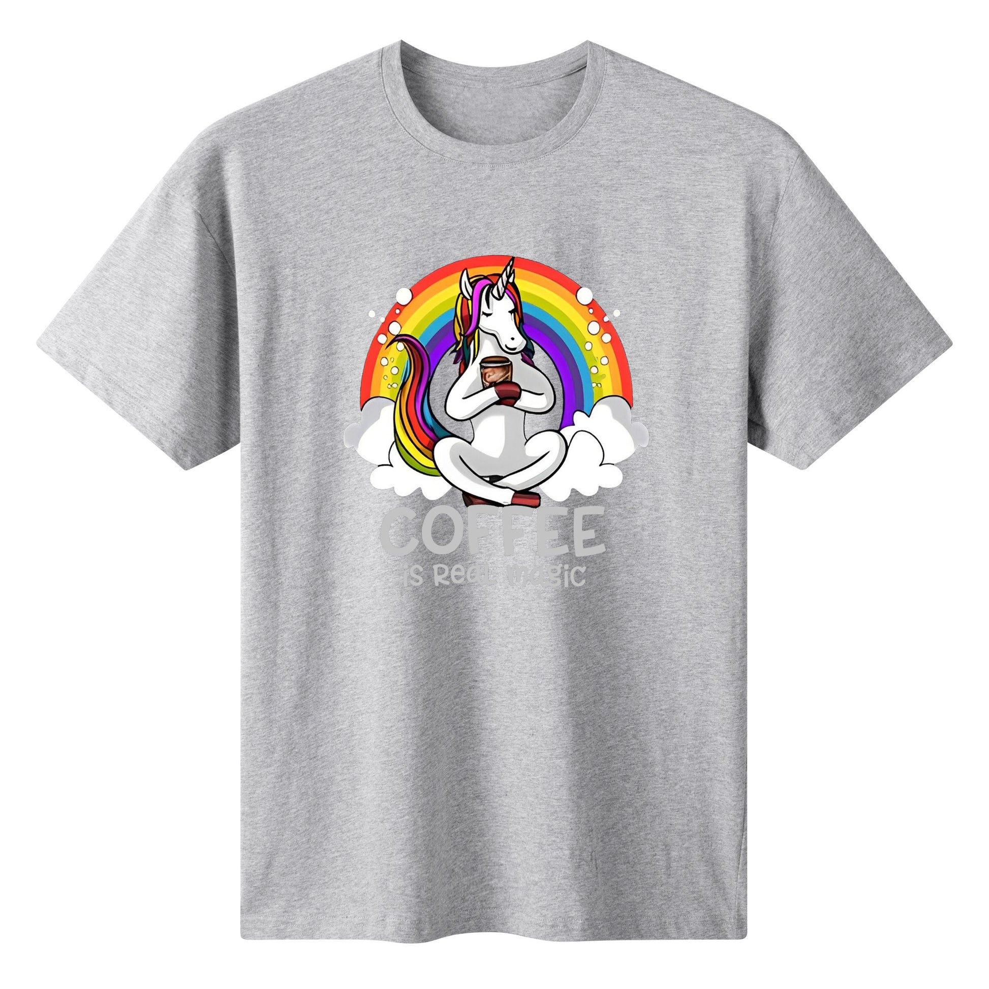 T-Shirt unicorn coffee: is real magic DrinkandArt