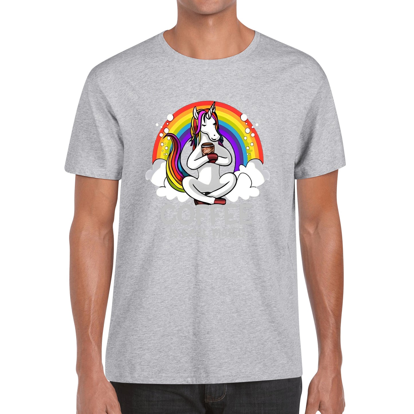 T-Shirt unicorn coffee: is real magic DrinkandArt