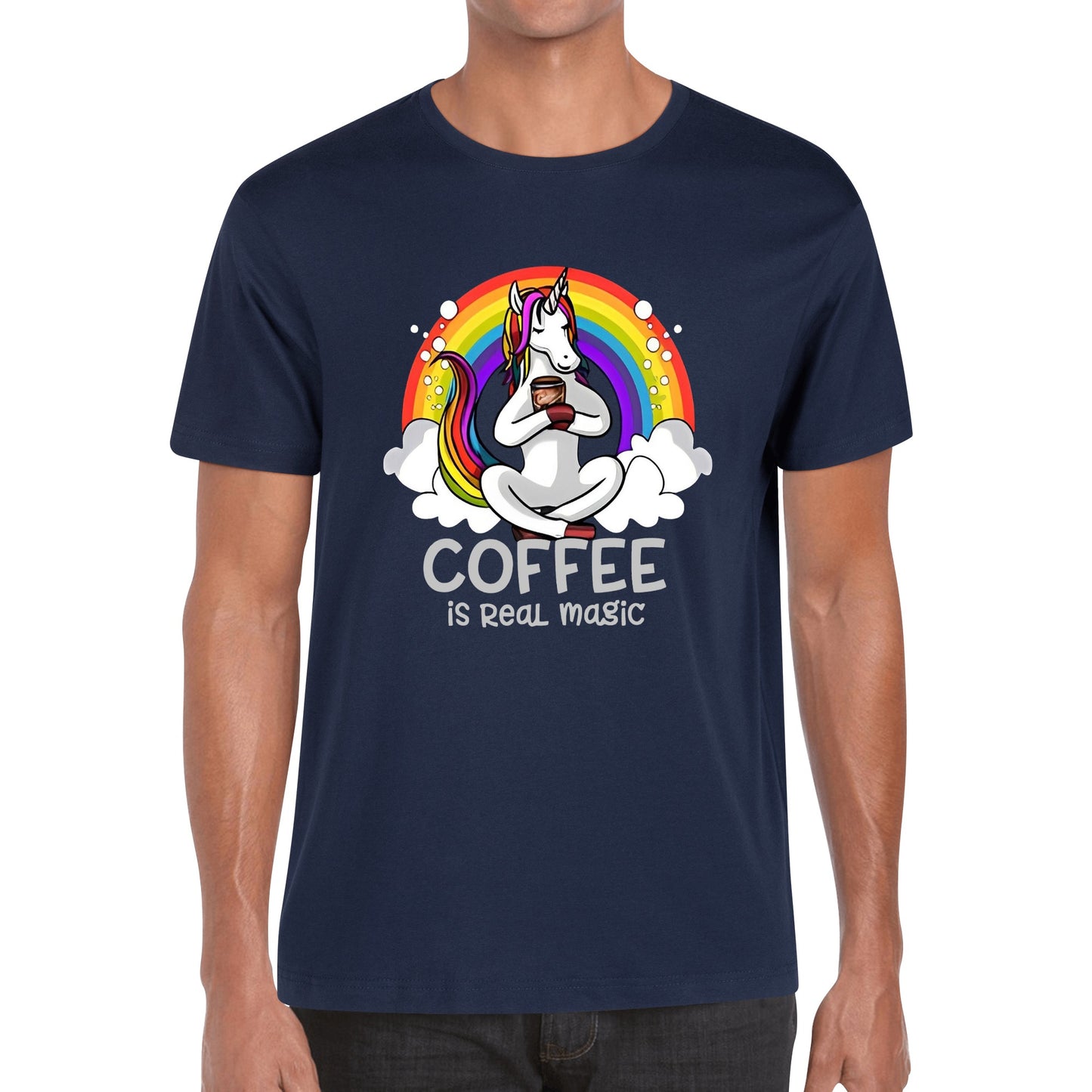 T-Shirt unicorn coffee: is real magic DrinkandArt