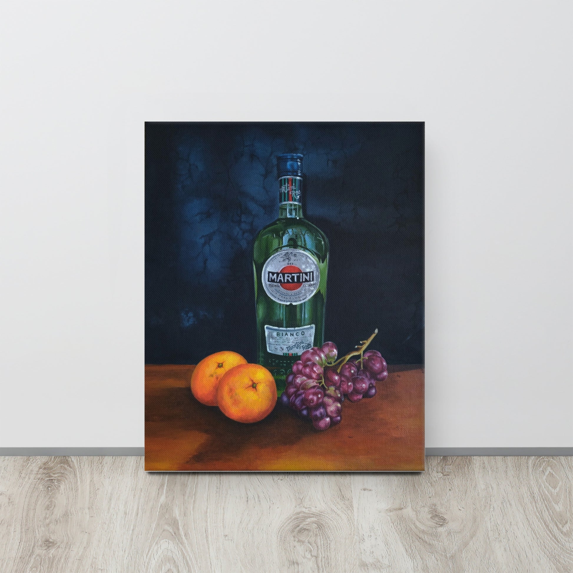 Thin canvas martini painting DrinkandArt