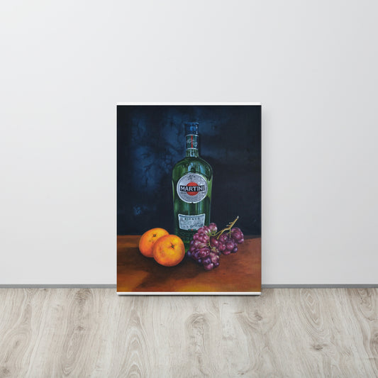 Thin canvas martini painting DrinkandArt