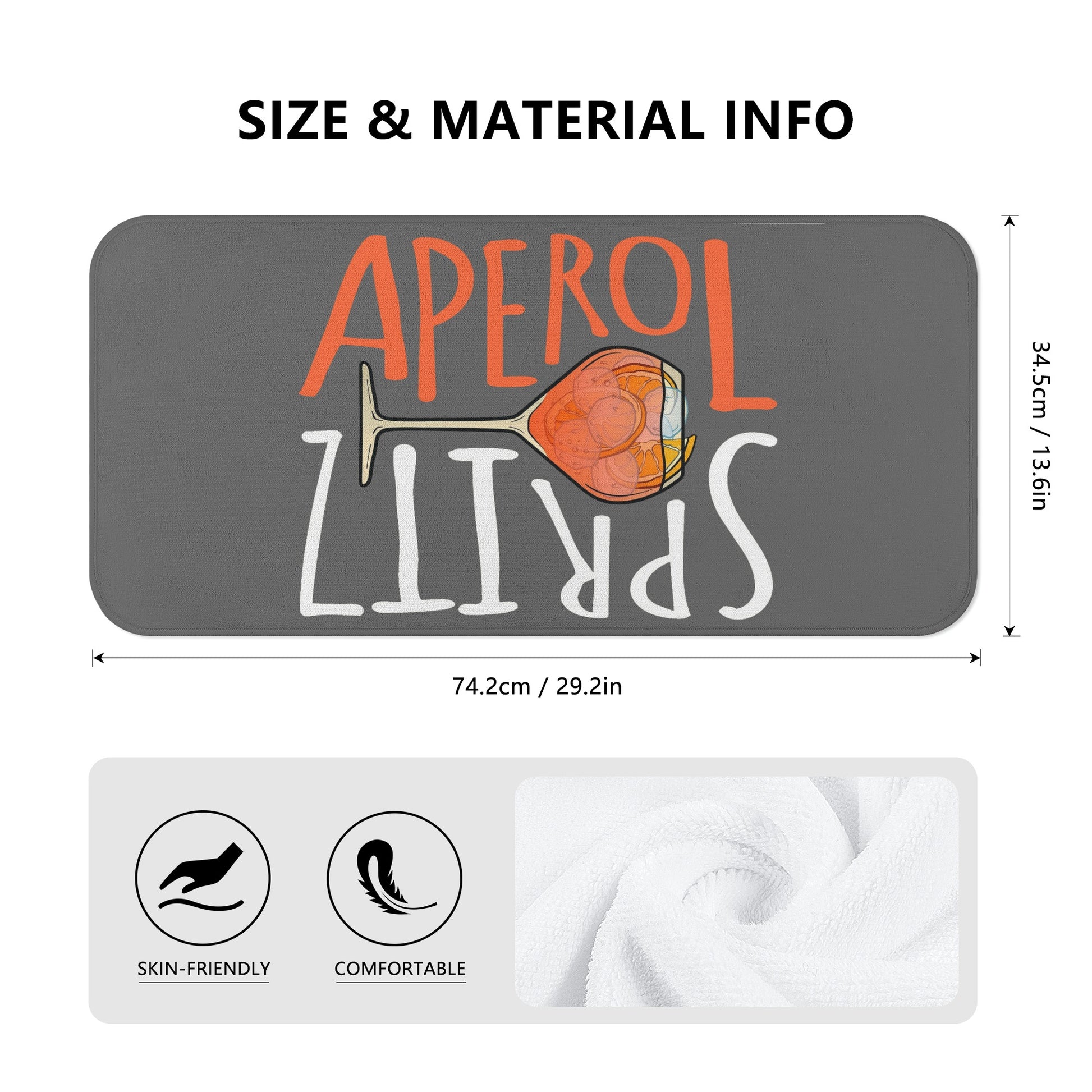 Towel aperol spritz illustration DrinkandArt