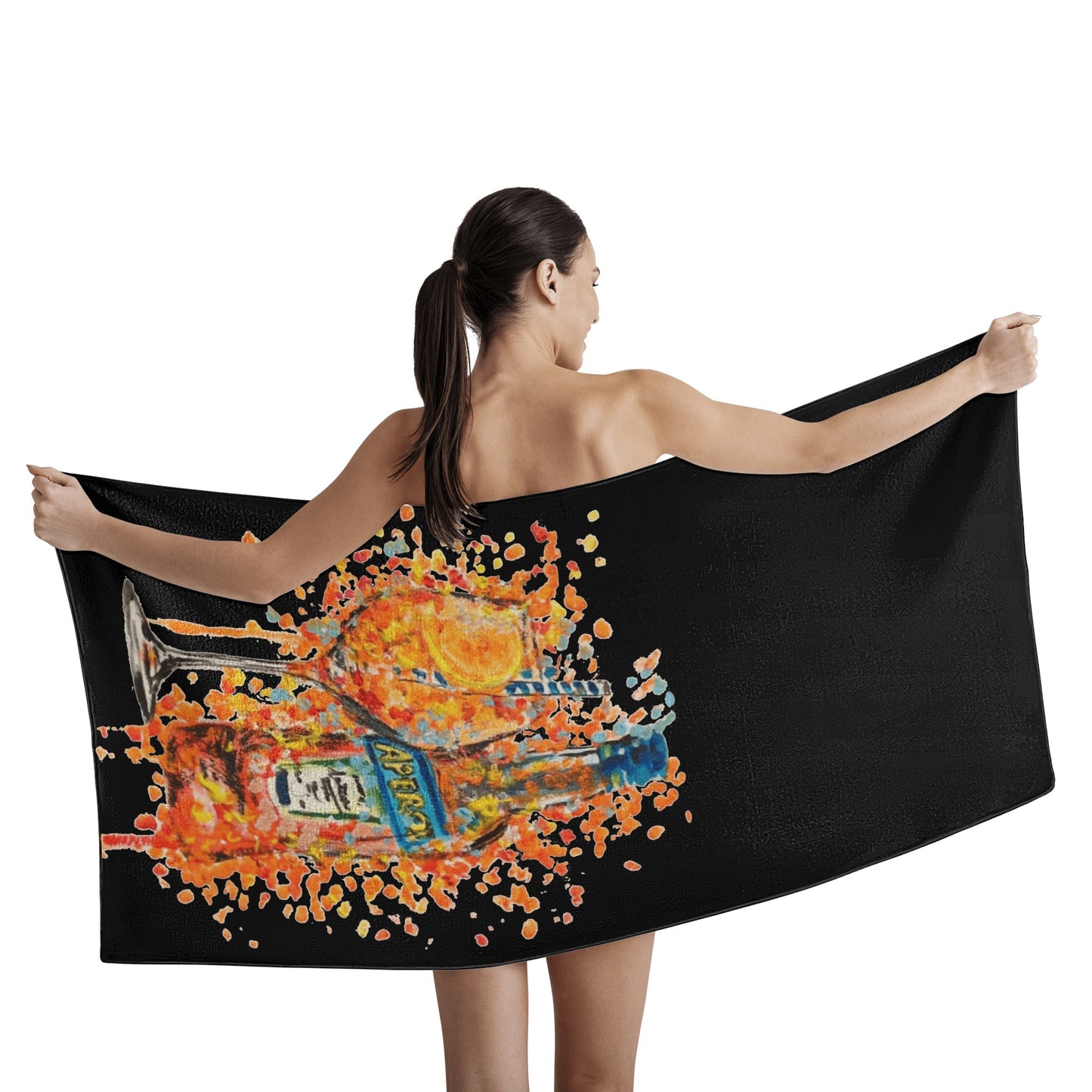 Towel large aperol carnival DrinkandArt